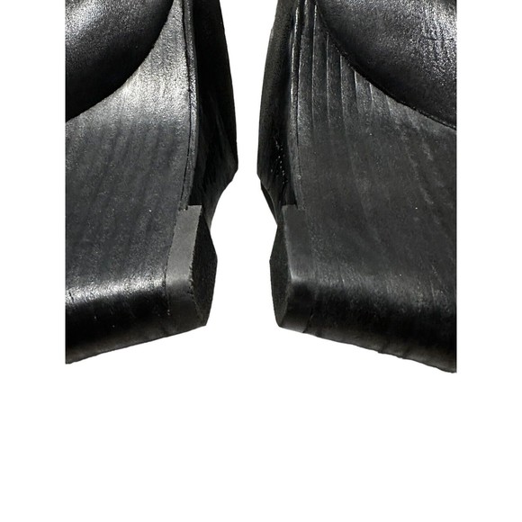 Sam Edelman Women Chelsea Boots Black Leather Pull On Size 7 Medium Wedge Heel - Picture 14 of 16